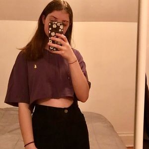 Cropped polo Ralf Lauren t-shirt